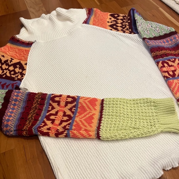 Free People Prism Ivory Sweater Size XS - Picture 5 of 13
